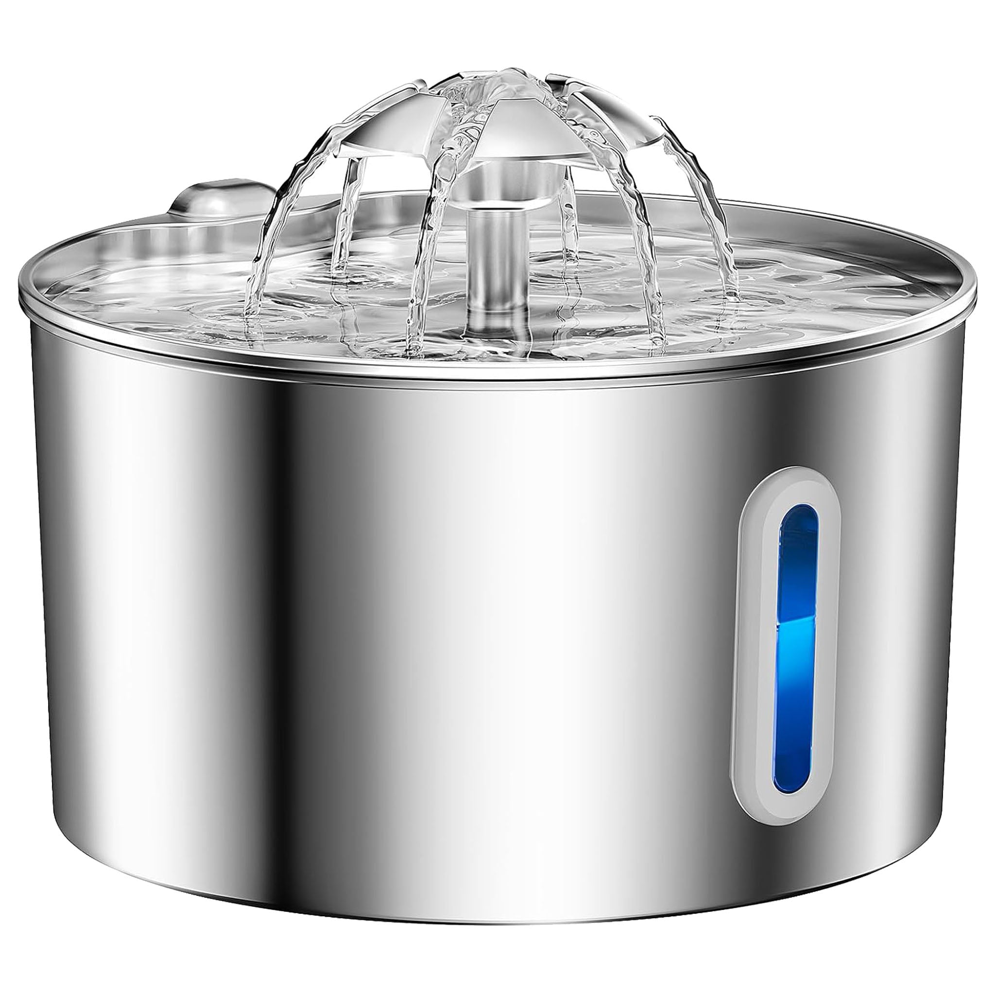 304 food‑grade stainless steel pet water fountain