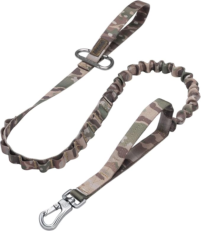 Excellent Elite Spanker Tactical Bungee Dog Leash (Ranger Green)