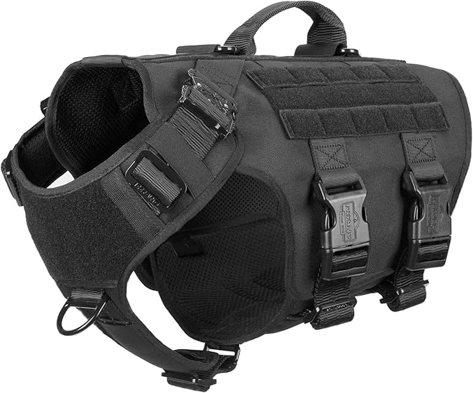 ICEFANG GN3 Tactical Dog Harness with 6X Buckle