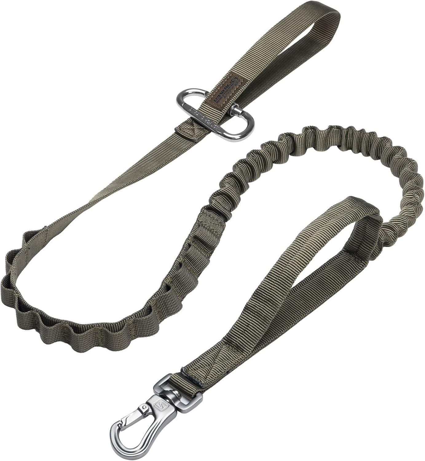 Excellent Elite Spanker Tactical Bungee Dog Leash (Ranger Green)