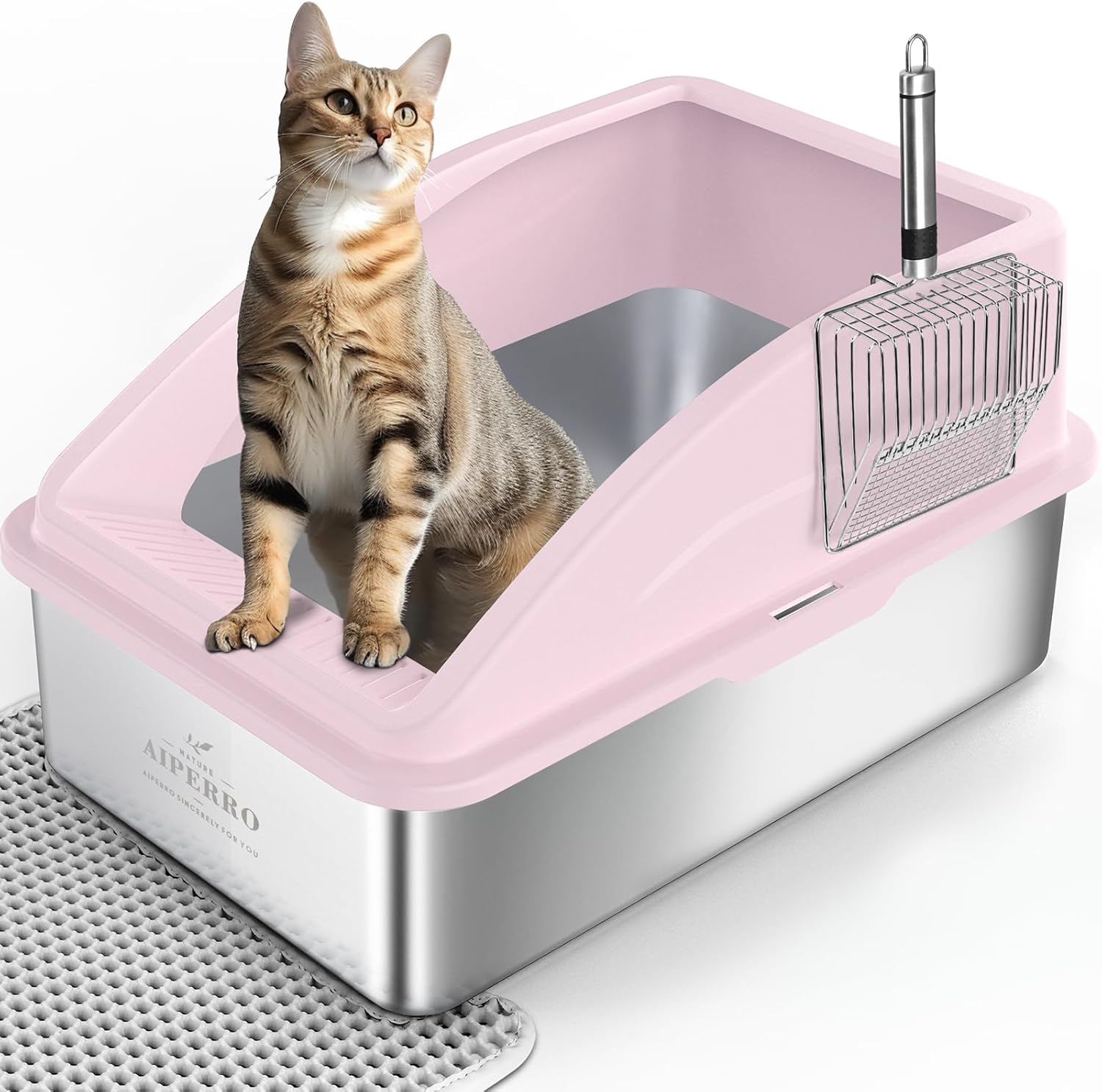 XL large cat litter box for big and giant cats