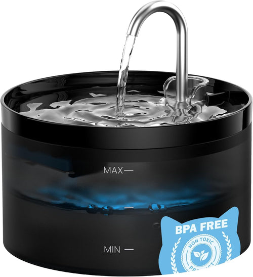 Triple filtration system 67oz cat water dispenser
