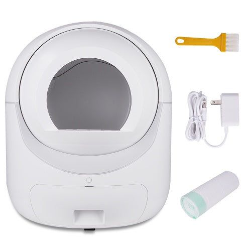 Smart Automatic Litter Box App Controls 4G WiFi, Double Deodorization