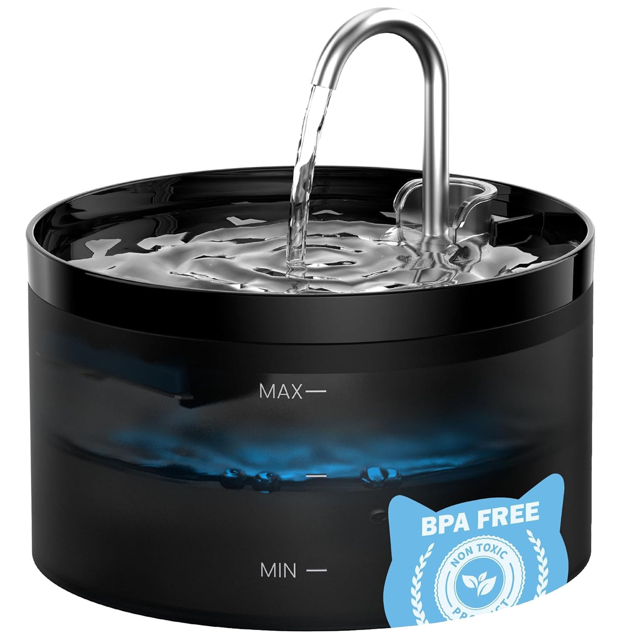 2L ultra quiet automatic pet water fountain for cats and dogsv